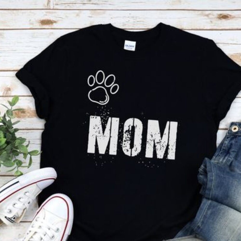 Dog Mom Ladies T Shirt Dog Shirt Gift For Dog Owner Dog Mom Shirt